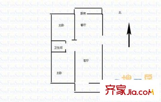 盛世合豐 2室 戶(hù)型圖