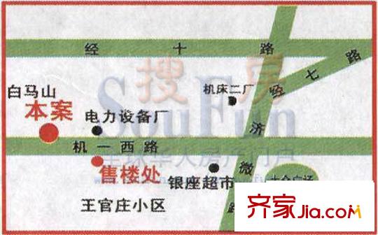 金潤花園交通圖