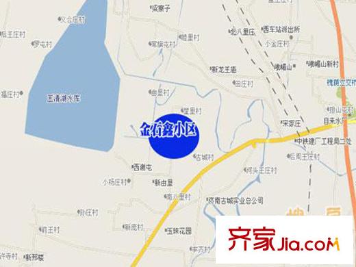 金石鑫小區(qū)交通圖