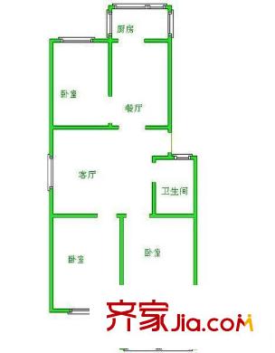 閔子騫路榮軍醫(yī)院宿舍戶型圖閔子騫路榮軍醫(yī)院 0室 戶型圖 3室2廳1衛(wèi)1廚