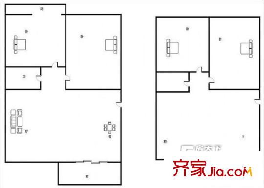 漿水泉路水利廳宿舍 戶型圖