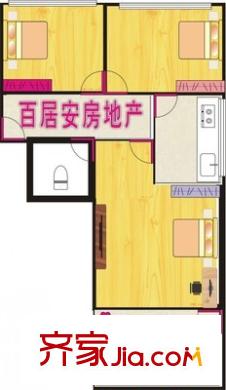 經(jīng)十路槐蔭段宿舍戶型圖經(jīng)十路（槐蔭區(qū)）單位宿舍 3室 戶型圖 3室1衛(wèi)1廚