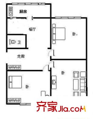山大南路省直宿舍戶型圖山大南路省直單位宿舍 3室 戶型圖 3室1廳1衛(wèi)1廚