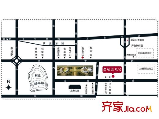 海信?龍奧九號(hào)區(qū)位圖