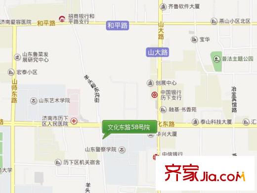 文化東路58號院交通圖 