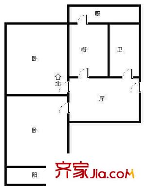 霞侶市街單位宿舍戶型圖戶型圖 