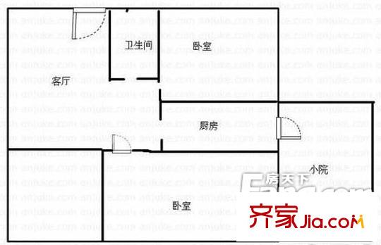 濟(jì)南 十六里河單位宿舍 戶型圖