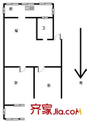 華能路地勘局宿舍 0室 戶型圖