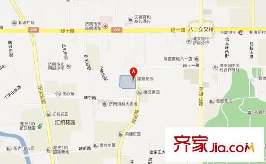 建苑花園交通圖 