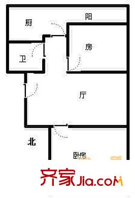 經(jīng)十路歷下段宿舍戶型圖經(jīng)十路（歷下區(qū)）單位宿舍 3室 戶型圖 3室1衛(wèi)1廚