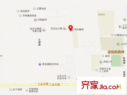南洋馨苑交通圖