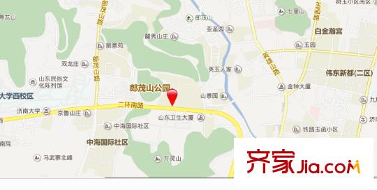 藍(lán)天綠園交通圖