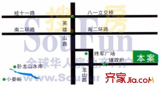 欣苑小區(qū)交通圖