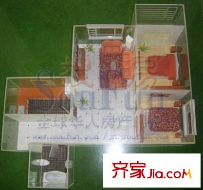 雅致經(jīng)典戶型圖B戶型 2室2廳1衛(wèi)