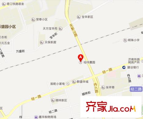 經(jīng)緯嘉園交通圖