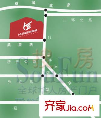 海那城交通圖