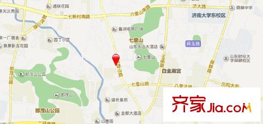 英雄山路鎮(zhèn)政府宿舍交通圖 