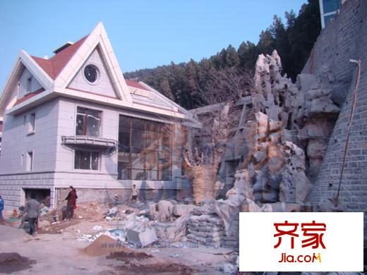 燕子山莊外景圖 