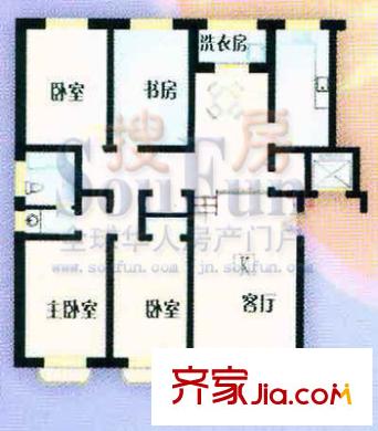 東淼家園 4室 戶型圖