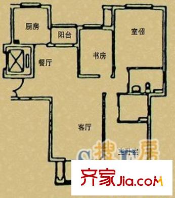 東淼家園 4室 戶型圖