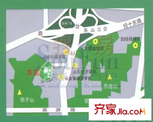 燕東秀府交通圖