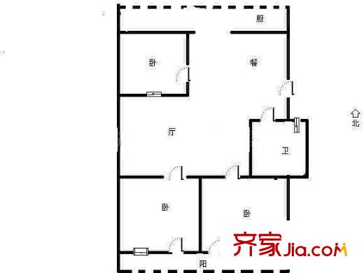 試驗機廠單位宿舍 戶型圖