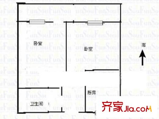 試驗機廠單位宿舍 戶型圖