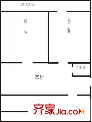 槐蔭街單位宿舍 戶型圖