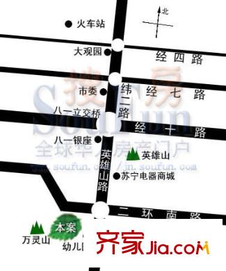 普利利源花園交通圖
