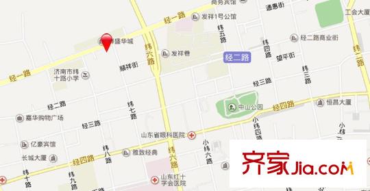經(jīng)一緯七單位宿舍交通圖 