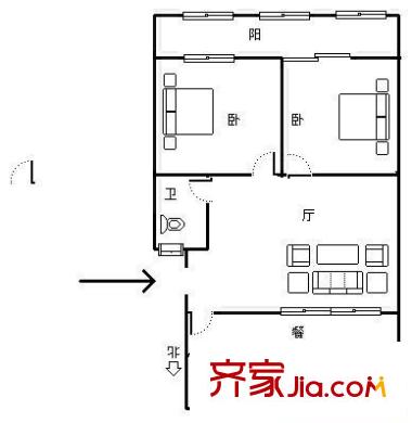 華信園 0室 戶型圖
