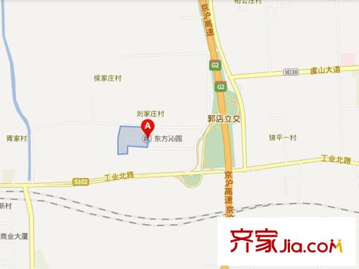 東方沁園交通圖 