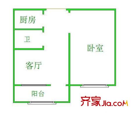 燕子山小區(qū)西路單位宿舍 0室 戶型圖