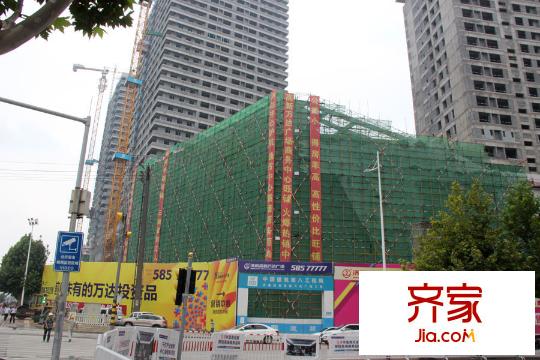 濟南高新萬達廣場工程進度（2015-08-25）