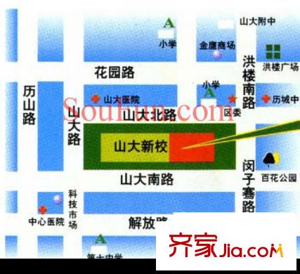 金泰花園交通圖