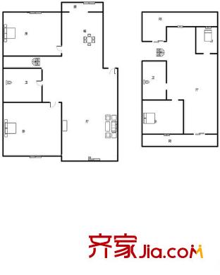 華信西區(qū) 4居室 戶型圖