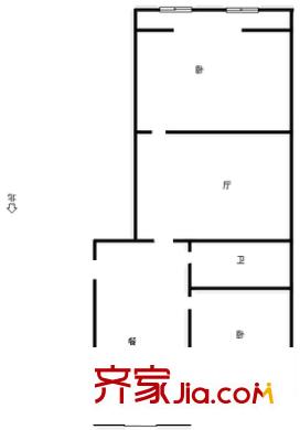 華信園 2室 戶型圖