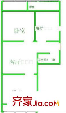 華信園 2室 戶型圖