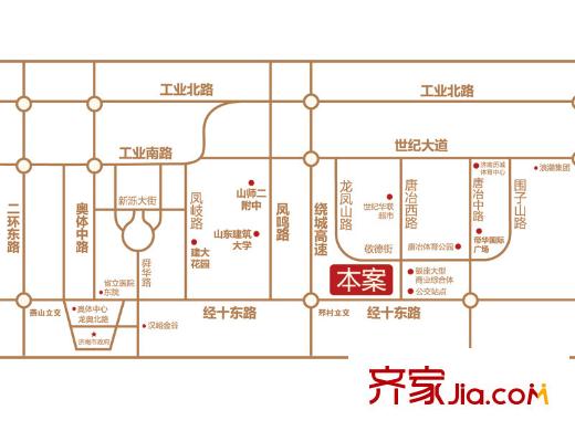 和潤幸福城區(qū)位圖