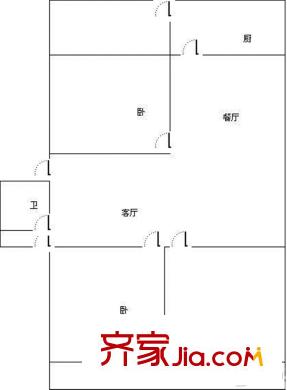 市中區(qū)委宿舍花園戶型圖戶型圖 
