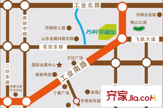 萬科?幸福里區(qū)位圖