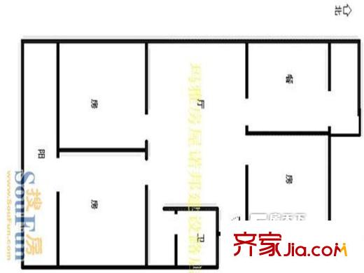 建設(shè)路國(guó)稅局宿舍 戶型圖
