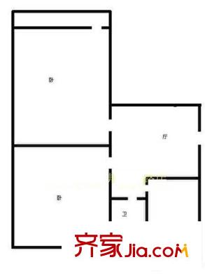 建設(shè)路重汽宿舍戶型圖車橋廠宿舍 戶型圖 2室2廳1衛(wèi)1廚