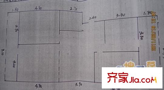 土屋路單位宿舍 3室 戶型圖