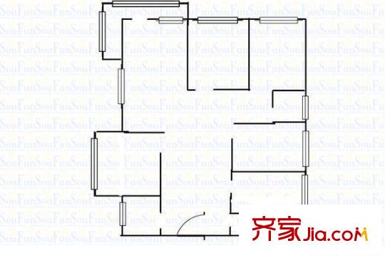 魯信文匯花園 4居室 戶型圖