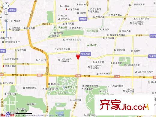 魯信文匯花園交通圖