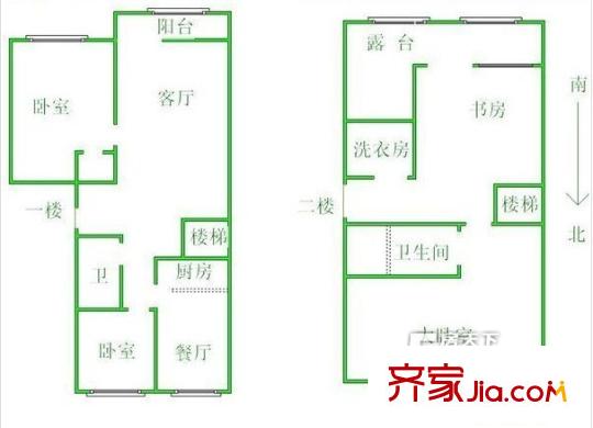 匯豪名邸 4居室 戶型圖
