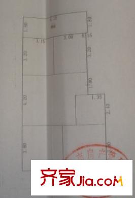 建工花園戶型圖 戶型圖 3室2廳1衛(wèi)1廚