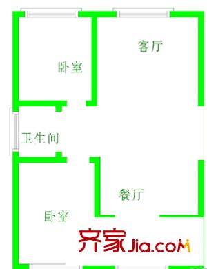 家和苑 2室 戶型圖