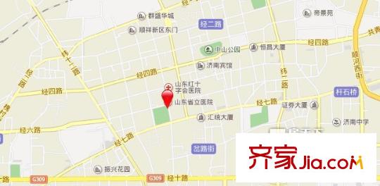 省立醫(yī)院附近宿舍交通圖